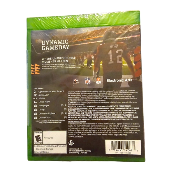 Madden NFL 22 - Microsoft Xbox Series X brand new 2.5oz - Picture 2 of 4